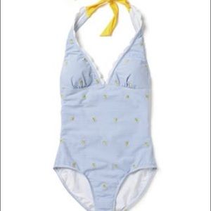 Lilly Pulitzer Lemon Seersucker Swimsuit